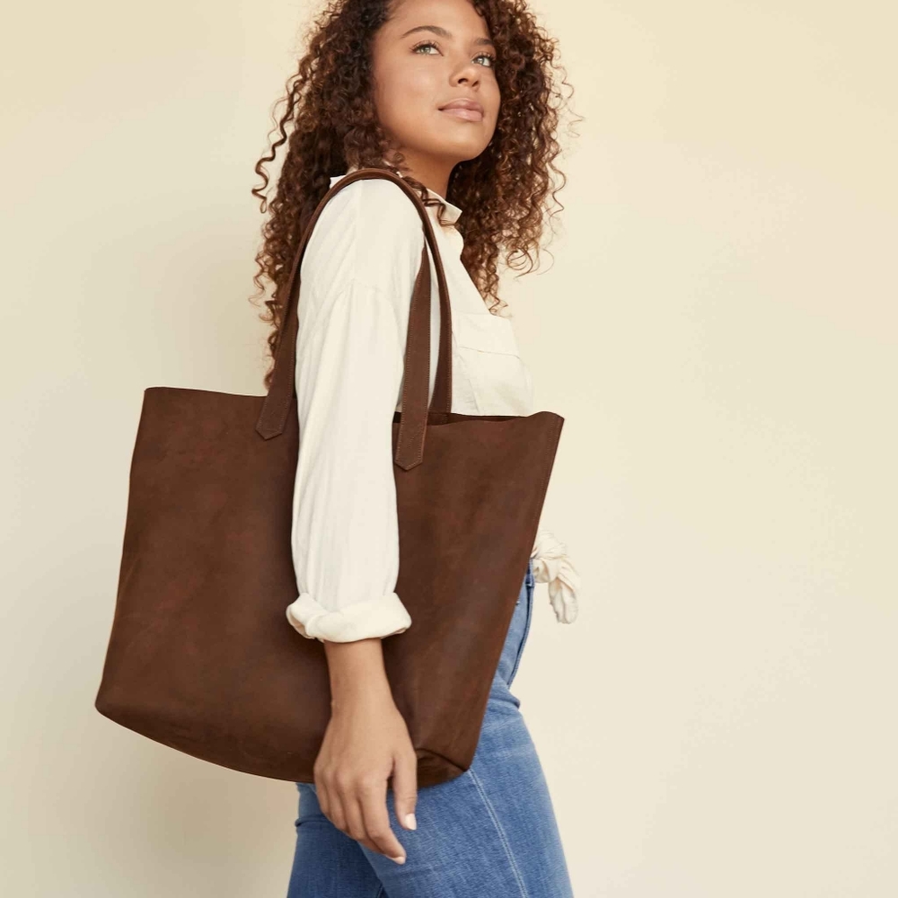 Nisolo Brown Tote Bag